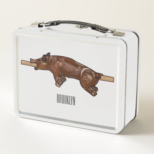 Afbeelding van de cartoon van het varkenroast/van 