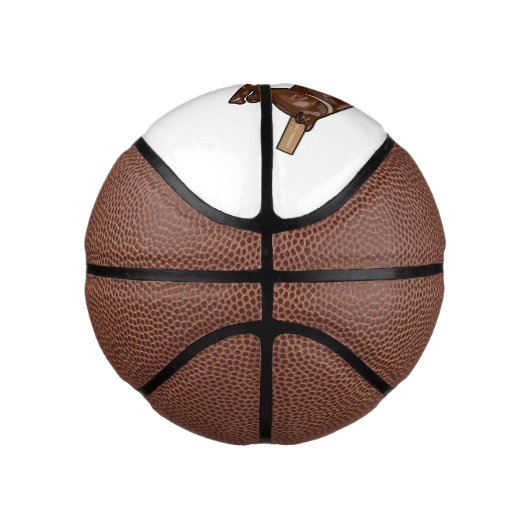 Afbeelding van de cartoon van het varkenroast/van  basketbal (Rechts)