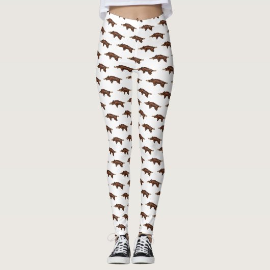 Afbeelding van de cartoon van het varkenroast/van leggings (Voorkant)