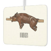 Afbeelding van de cartoon van het varkenroast/van luchtverfrisser (Links)