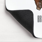 Afbeelding van de cartoon van het varkenroast/van  muismat (Hoek)