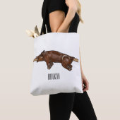 Afbeelding van de cartoon van het varkenroast/van tote bag (Dichtbij)