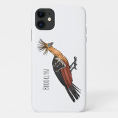 Afbeelding van de cartoon van hoatzin Case-Mate iPhone case (Achterkant)