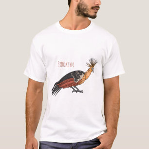 Afbeelding van de cartoon van hoatzin t-shirt
