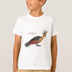 Afbeelding van de cartoon van hoatzin t-shirt