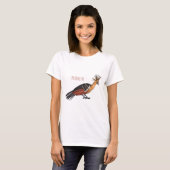Afbeelding van de cartoon van hoatzin t-shirt (Voorkant volledig)