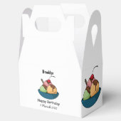 Afbeelding van de cartoon van ijs bedankdoosjes (Geopend)