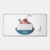 Afbeelding van de cartoon van ijs bureaumat (Keyboard & Muis)