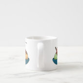 Afbeelding van de cartoon van ijs espresso kop (Achterkant)