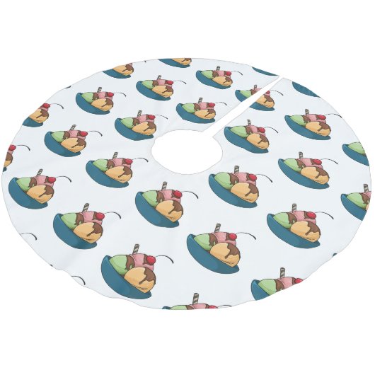 Afbeelding van de cartoon van ijs kerstboom rok (Gekanteld)