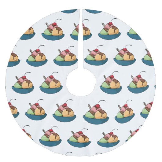 Afbeelding van de cartoon van ijs kerstboom rok (Voorkant)