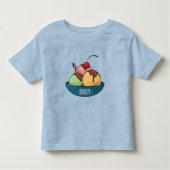 Afbeelding van de cartoon van ijs kinder shirts (Voorkant)