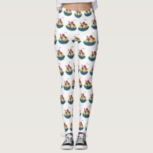 Afbeelding van de cartoon van ijs leggings