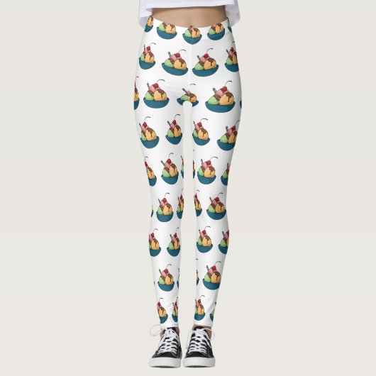 Afbeelding van de cartoon van ijs leggings (Voorkant)