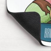 Afbeelding van de cartoon van ijs muismat (Hoek)