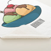 Afbeelding van de cartoon van ijs sherpa deken (3/4)