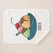 Afbeelding van de cartoon van ijs sherpa deken (Voorkant (horizontaal))