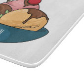 Afbeelding van de cartoon van ijs snijplank (Hoek)