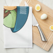 Afbeelding van de cartoon van ijs theedoek (Quarter Fold)