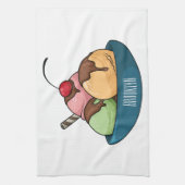 Afbeelding van de cartoon van ijs theedoek (Verticaal)