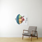 Afbeelding van de cartoon van ijs wandkleed (In Situ (horizontaal))