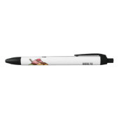 Afbeelding van de cartoon van ijs zwarte inkt pen (Bovenkant)