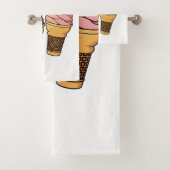 Afbeelding van de cartoon van ijscrème bad handdoek (Insitu)