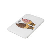 Afbeelding van de cartoon van ijscrème badmat (Gekanteld)