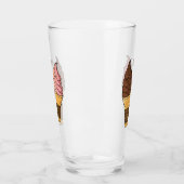 Afbeelding van de cartoon van ijscrème glas (Links)