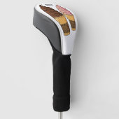 Afbeelding van de cartoon van ijscrème golfheadcover (Schuin)