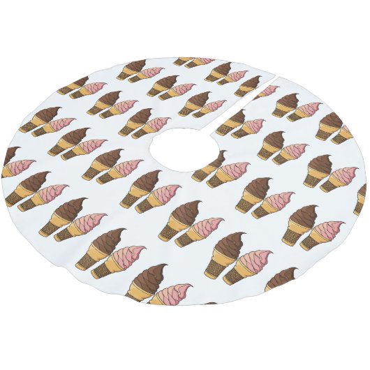 Afbeelding van de cartoon van ijscrème kerstboom rok (Gekanteld)