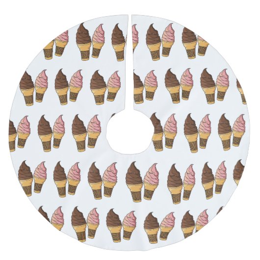 Afbeelding van de cartoon van ijscrème kerstboom rok (Voorkant)