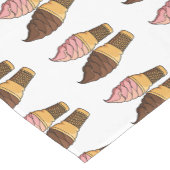 Afbeelding van de cartoon van ijscrème korte tafelloper (Hoek)