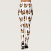 Afbeelding van de cartoon van ijscrème leggings (Achterkant)