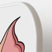 Afbeelding van de cartoon van ijscrème pickleball paddle (Links Detail)