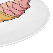 Afbeelding van de cartoon van ijscrème snijplank (Hoek)