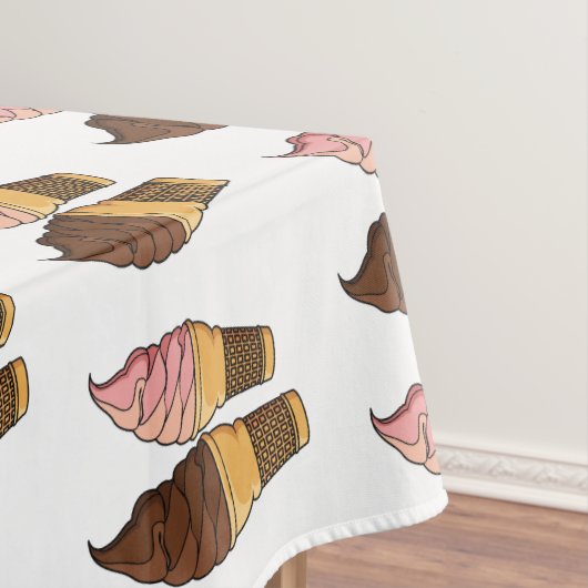 Afbeelding van de cartoon van ijscrème tafelkleed (Voorbeeld)