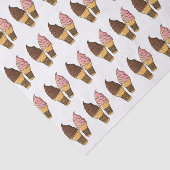 Afbeelding van de cartoon van ijscrème tissuepapier (Detail)