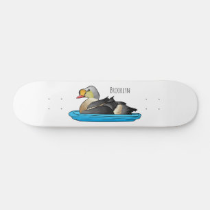 Afbeelding van de cartoon van Koningseidervogel Persoonlijk Skateboard