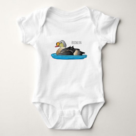 Afbeelding van de cartoon van Koningseidervogel Romper (Voorkant)