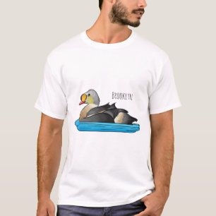 Afbeelding van de cartoon van Koningseidervogel T-shirt