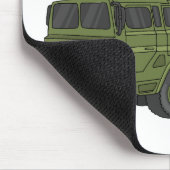 Afbeelding van de cartoon van militaire raketten muismat (Hoek)