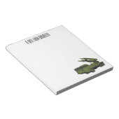 Afbeelding van de cartoon van militaire raketten notitieblok (Schuin)