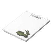 Afbeelding van de cartoon van militaire raketten notitieblok (Linkerzijde)