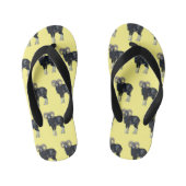 Afbeelding van de cartoon van Mouflon-schapen Kinder Teenslippers (Voetbed)