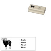 Afbeelding van de cartoon van Mouflon-schapen Rubberstempel (Gestempeld)