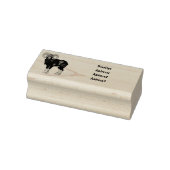 Afbeelding van de cartoon van Mouflon-schapen Rubberstempel (Stempel)