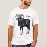 Afbeelding van de cartoon van Mouflon-schapen