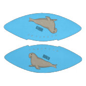 Afbeelding van de cartoon van olifantenzegels american football (Panelen)