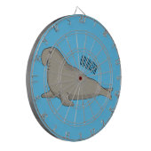 Afbeelding van de cartoon van olifantenzegels dartbord (Voorkant Links)